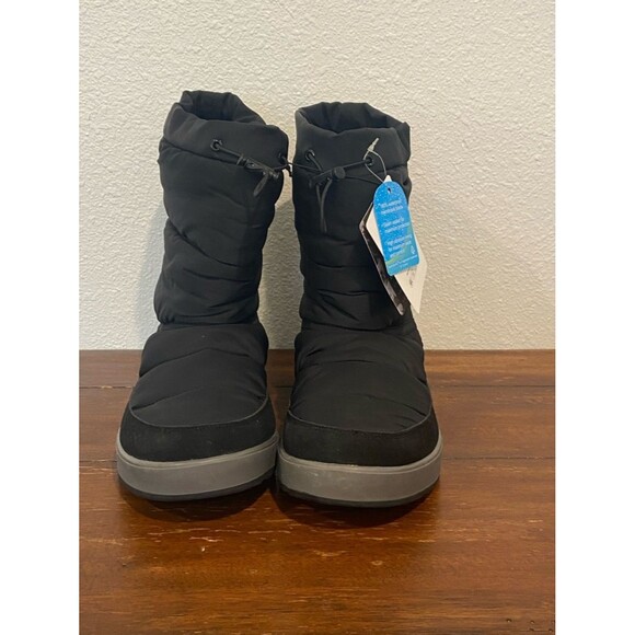 10 Ozark Trail Mens Size 10 Black Water-Resistant Insulated Snow Shoes 3m main image 9